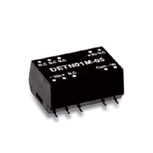 1W Meanwell DETN01 série SMD Pacote DC-DC Unregulated Converter